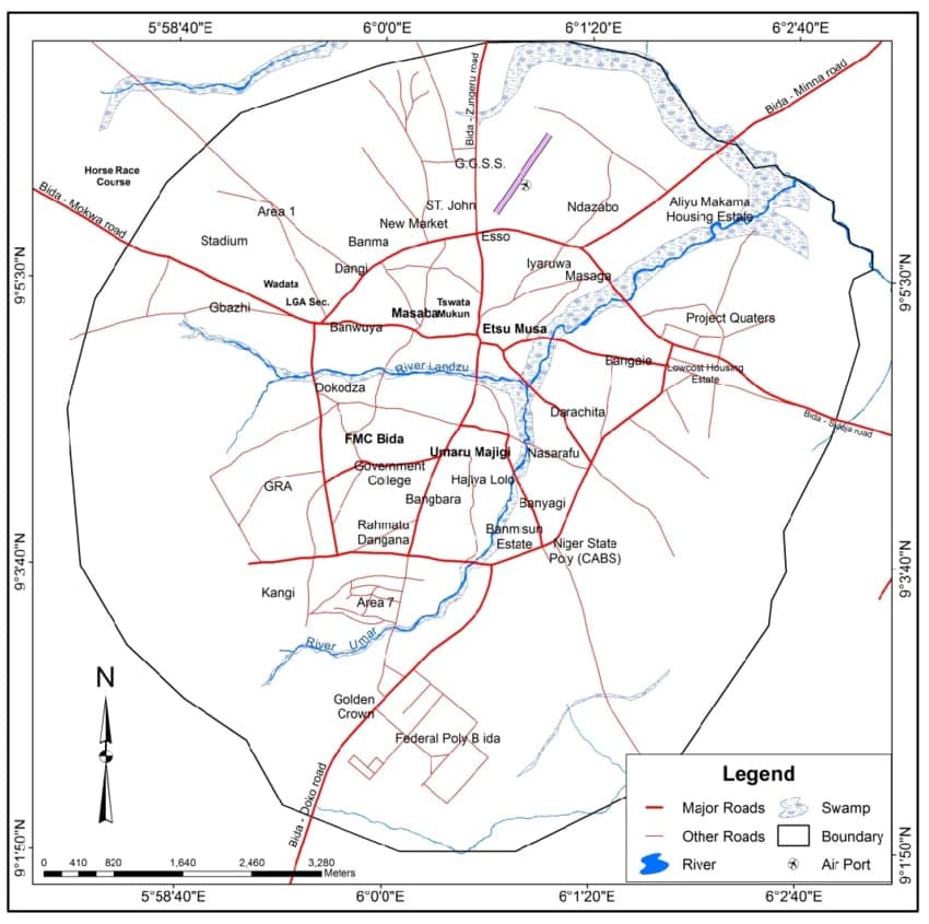 Bida Map
